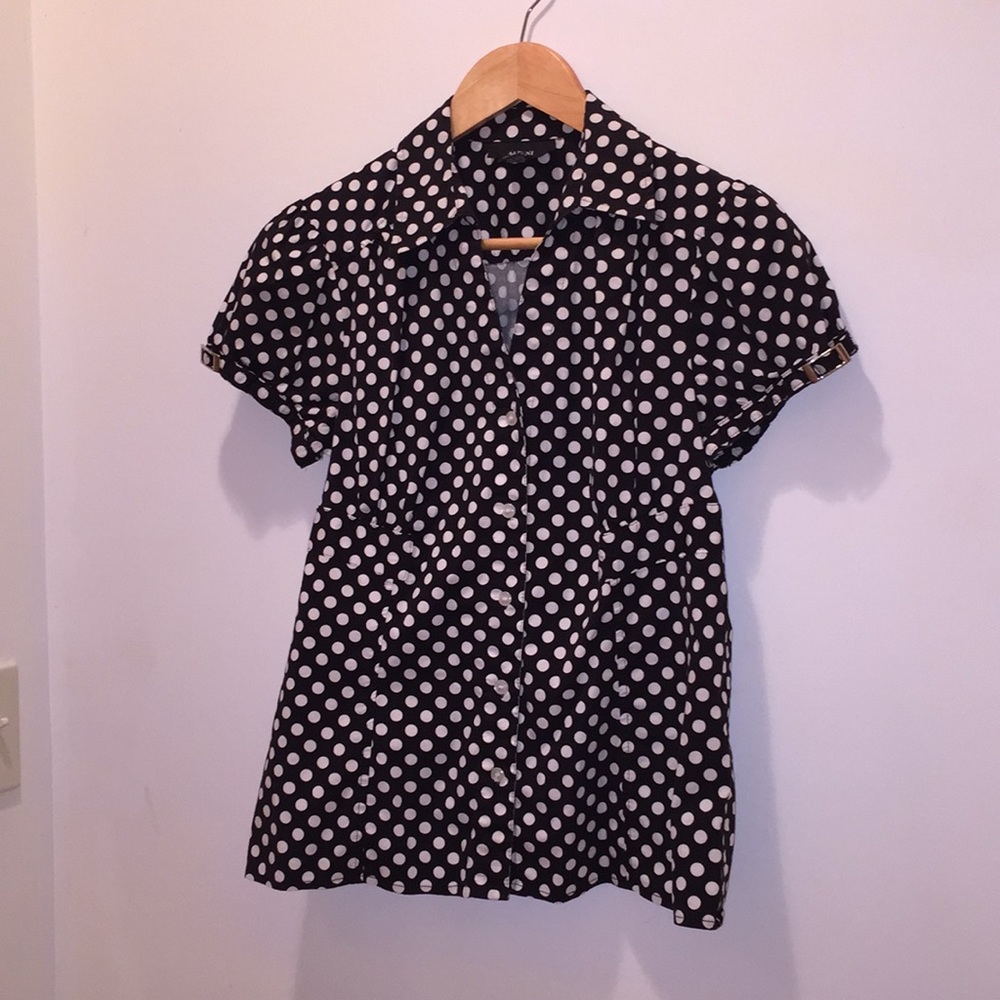 Alfani polkadot blouse 8